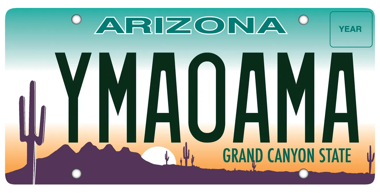 Arizona License Plate Format and Design