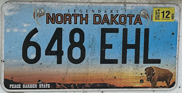 North Dakota License Plate Format and Design
