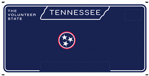 Tennessee License Plate Format and Design