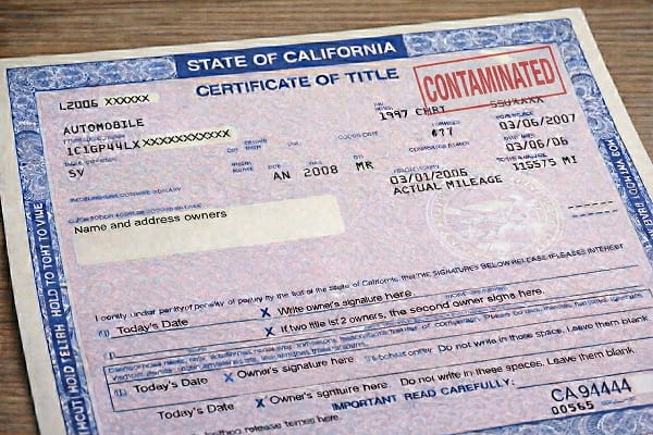 How States Handle the 'Hazardous Substance Contaminated Vehicle' Title Brand